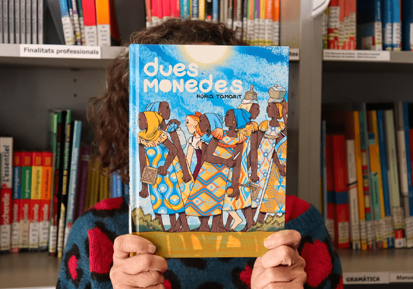 'Dues monedes' at the Catalan reading club at the Blasco Ibáñez Languages Learning Centre